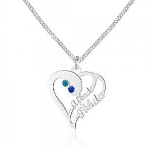 Personalized Birthstone Necklace JEWJONE101595